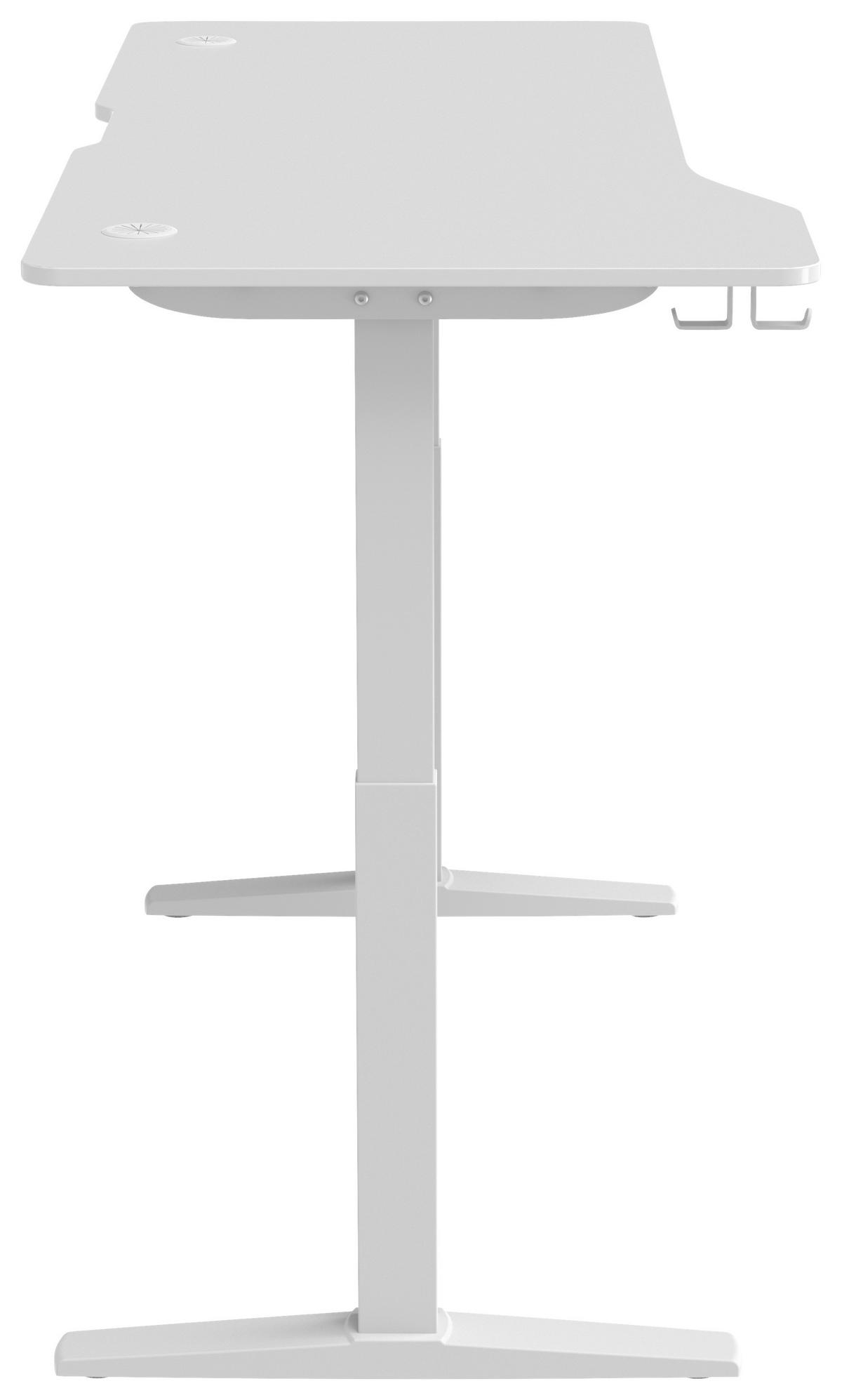 SCHREIBTISCH  in Weiß  - Weiß, MODERN, Holzwerkstoff/Kunststoff (160/71/116/75cm) - MID.YOU