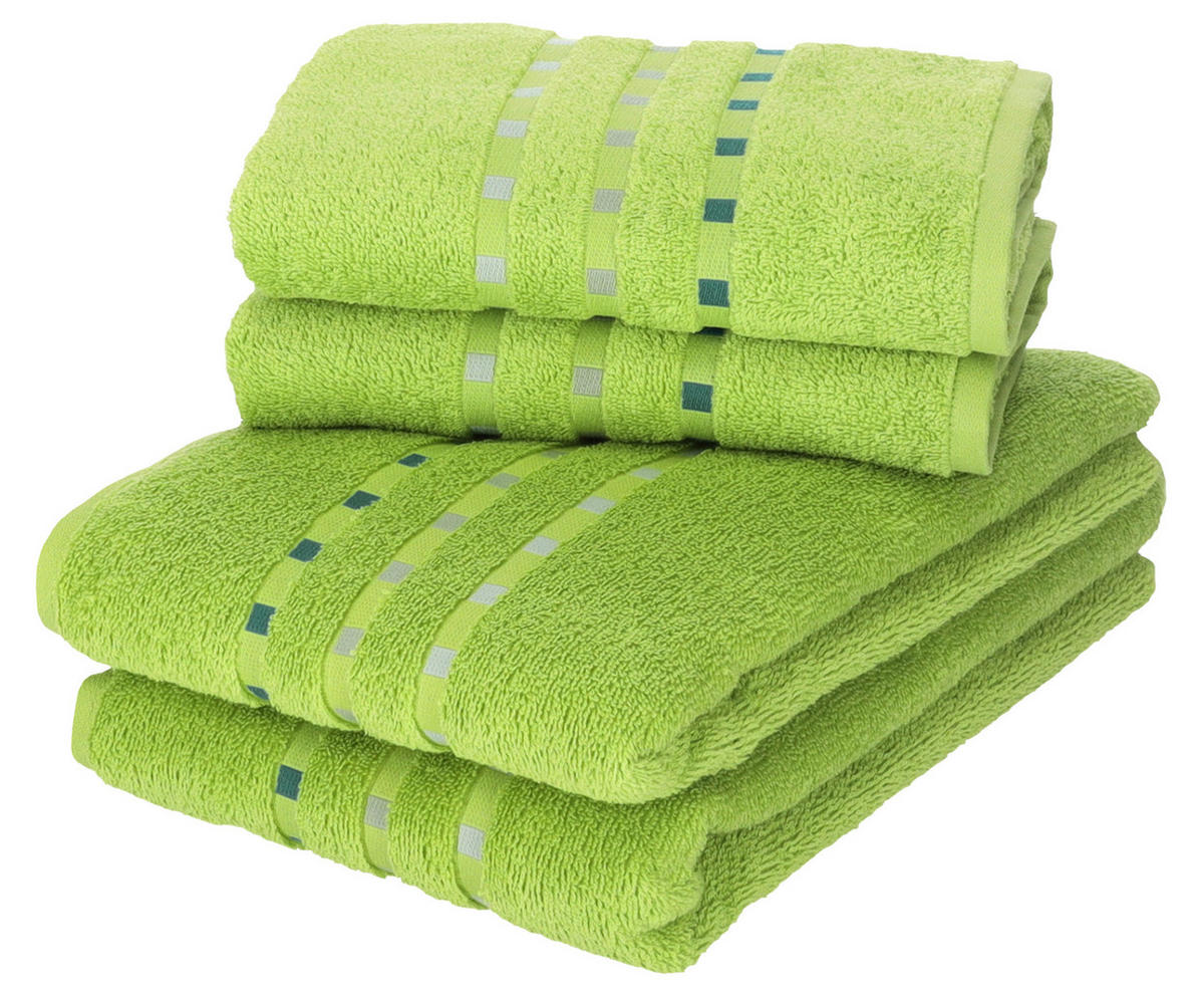 HANDTUCH 100/50 cm Grün  - Grün, Basics, Textil (100/50cm) - Esposa