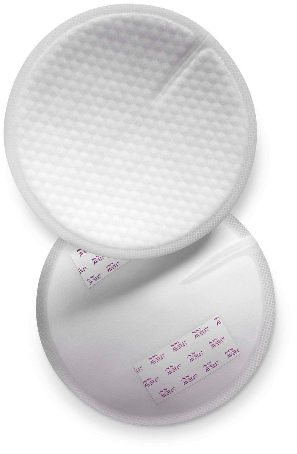 SILIKONSKE BRADAVICE - bela, Osnovno, tekstil (15/14,6/11,5cm) - Avent