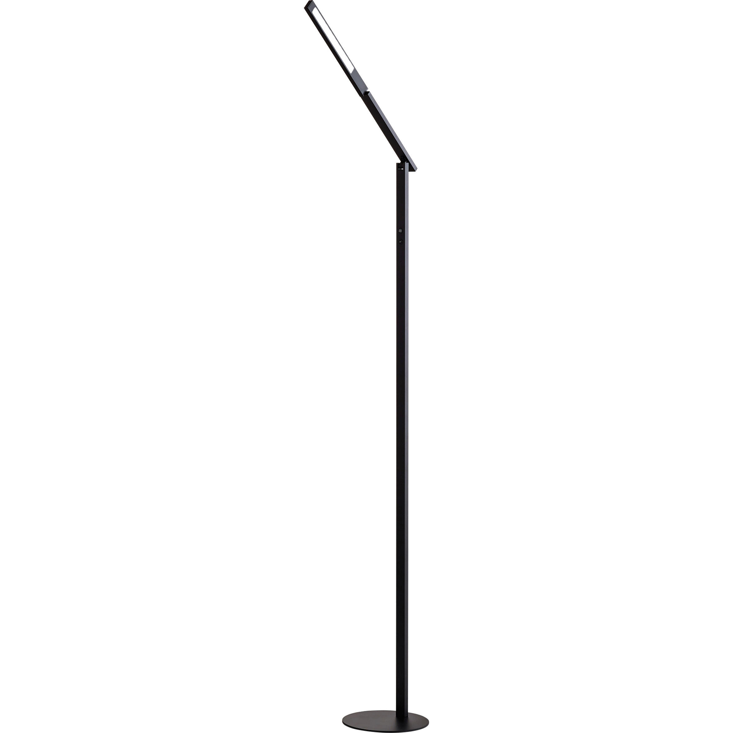 LED-STEHLEUCHTE 51/175 cm    - Schwarz, Design, Metall (51/175cm) - Fabas Luce