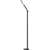 LED-STEHLEUCHTE  51/175 cm    - Schwarz, Design, Metall (51/175cm) - Fabas Luce