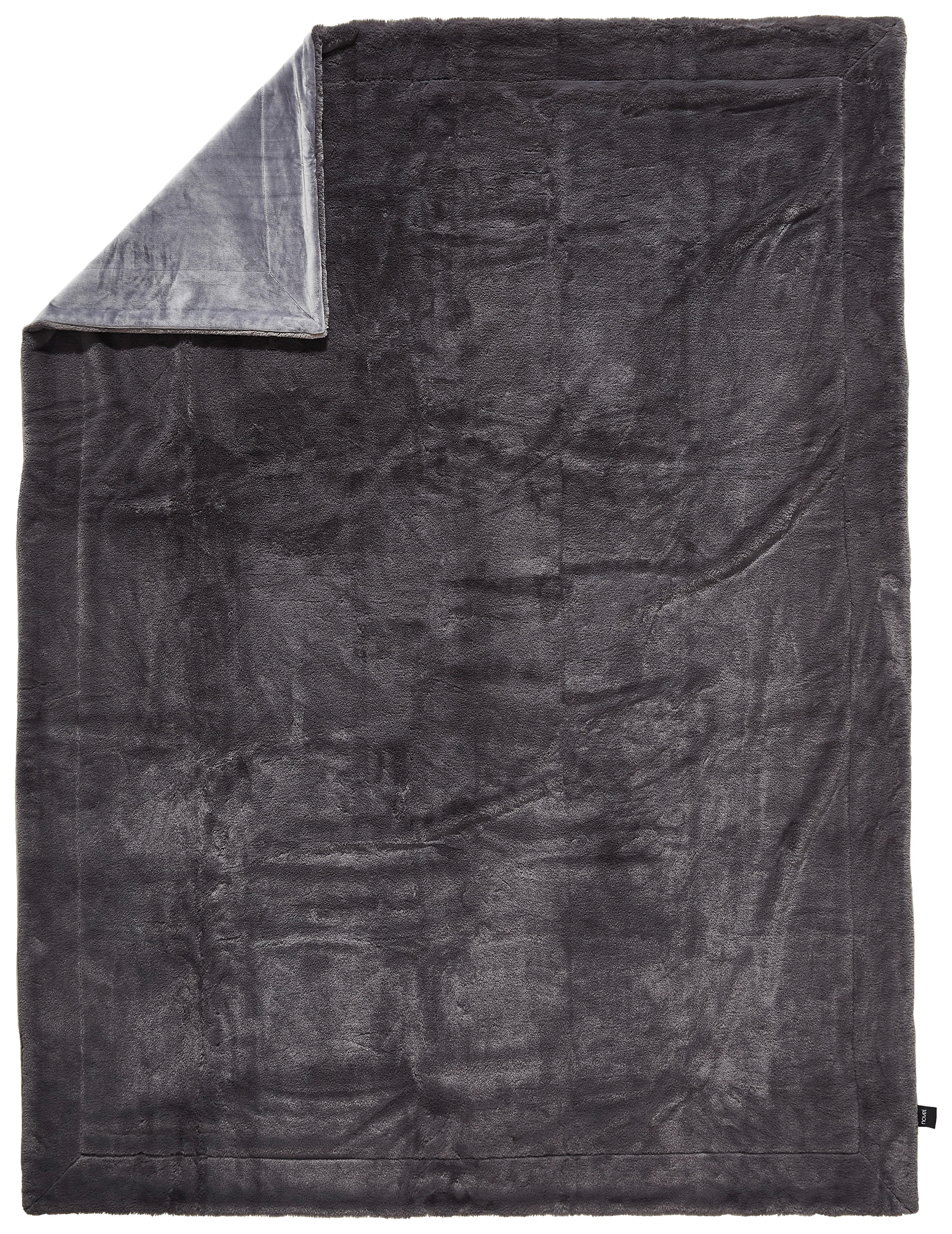 FELLDECKE 150/200 cm  - Anthrazit, Design, Textil (150/200cm) - Novel