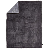 FELLDECKE Yukon 150/200 cm  - Anthrazit, Design, Textil (150/200cm) - Novel