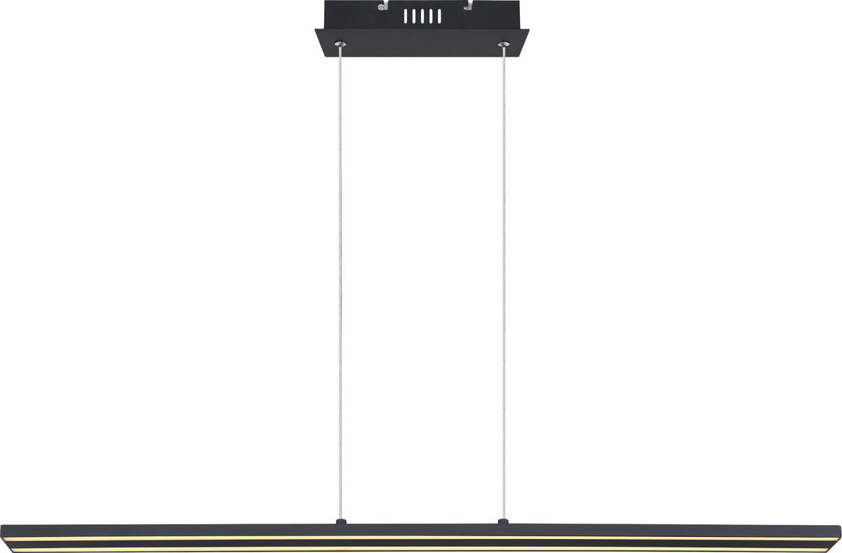 LED SVJETILJKA VISEĆA    101/8/120 cm     - crna, Trend, metal/plastika (101/8/120cm) - Novel