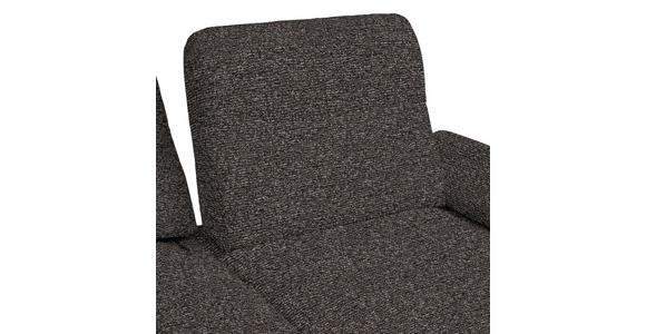 ECKSOFA in Chenille, Flachgewebe Dunkelgrün, Graubraun 165/318 cm - Dunkelgrün/Graubraun, Design, Textil/Metall (165/318cm) - Xora