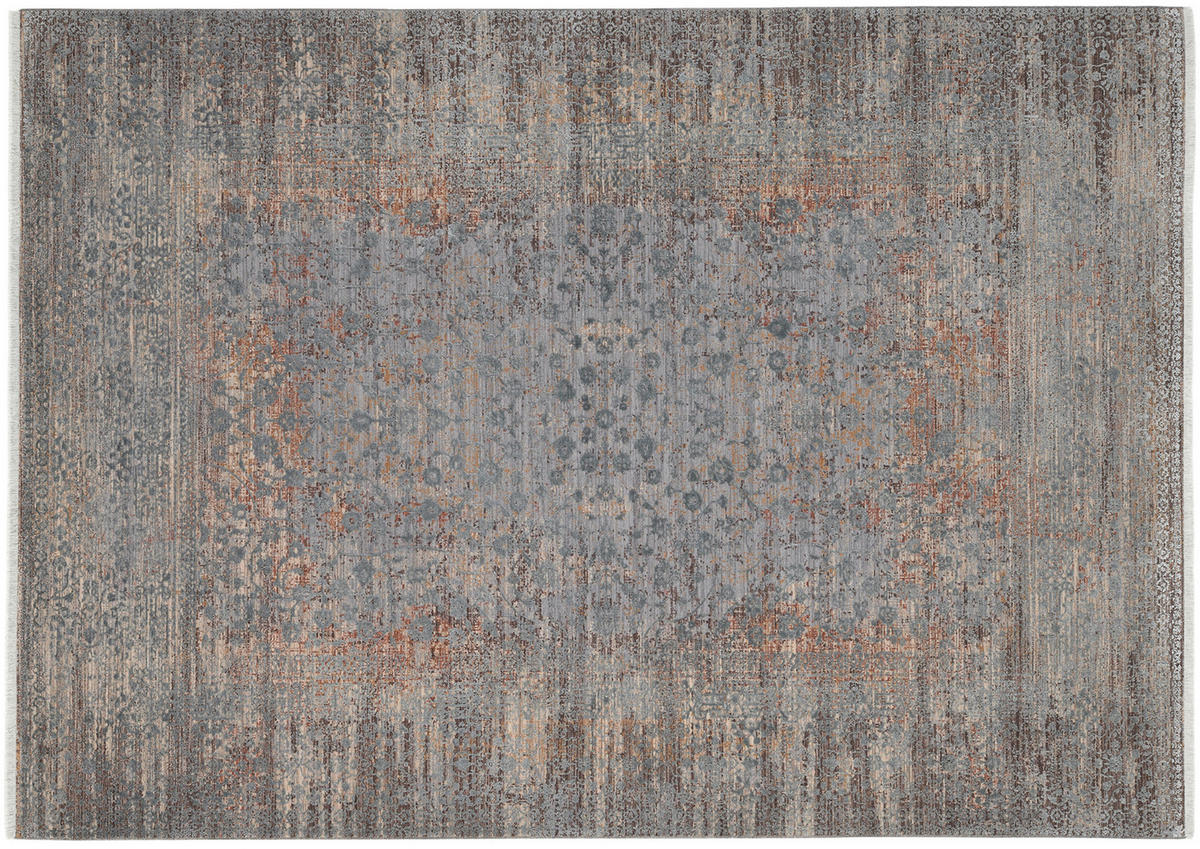 WEBTEPPICH 65/130 cm Astelion Braun, Grau, Dunkelgrau  - Dunkelgrau/Braun, Design, Textil (65/130cm) - Dieter Knoll