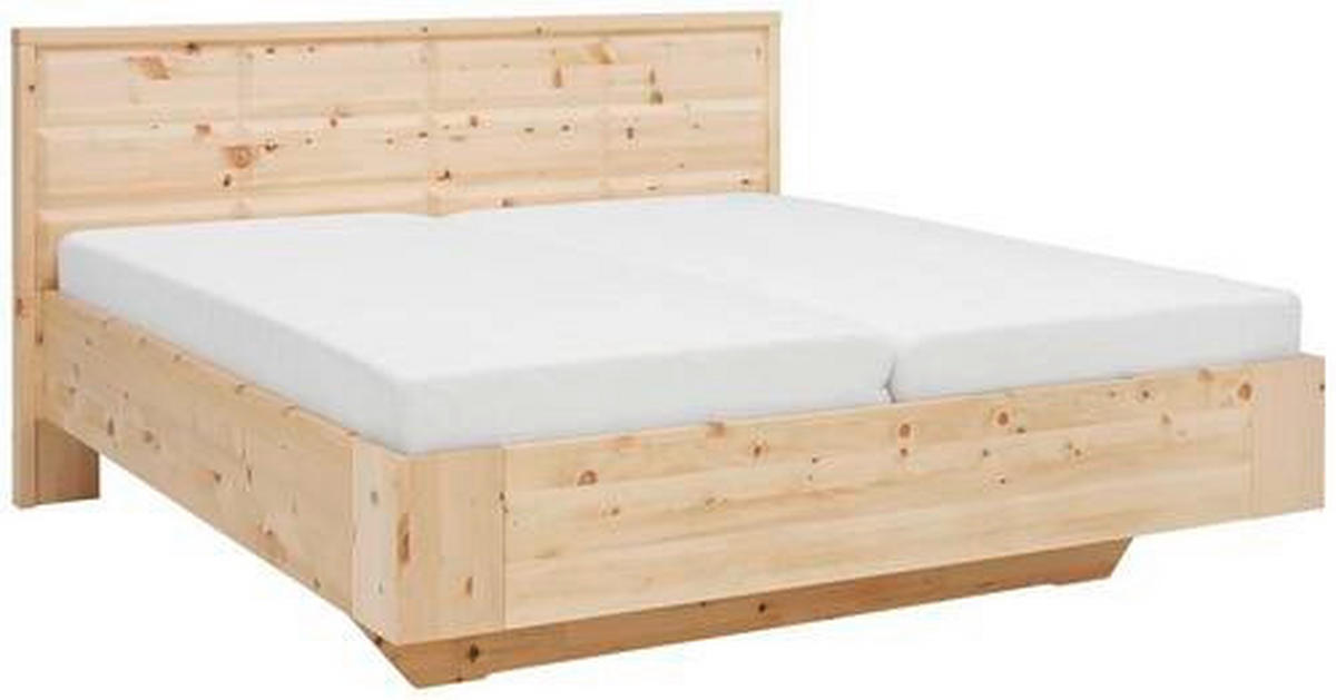 BETT 180/200 cm  in Zirbelkieferfarben   - Zirbelkieferfarben, Natur, Holz (180/200cm) - Valnatura