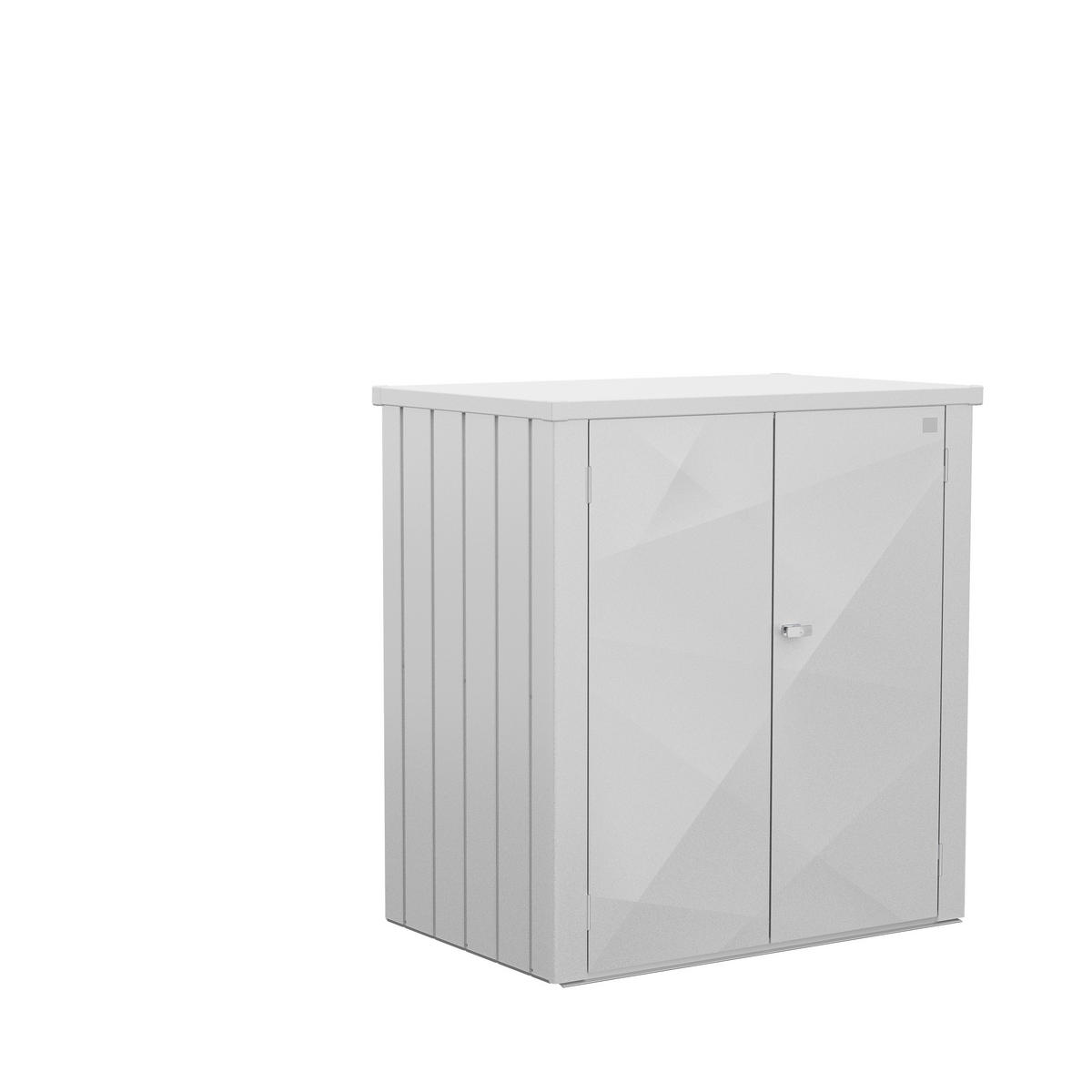 GERÄTESCHRANK - Silberfarben, Basics, Metall (132/140/87cm) - Biohort