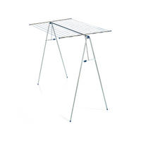 STANDTROCKNER 180/100/150 cm  - Silberfarben, Basics, Metall (180/100/150cm) - Leifheit
