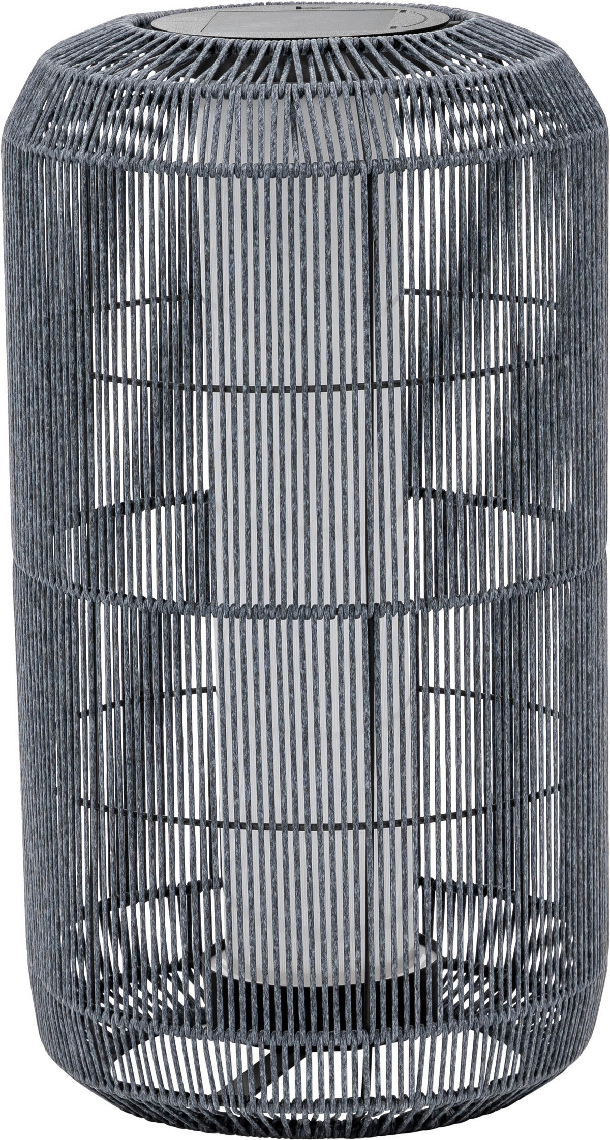 SOLARLEUCHTE  - Dunkelgrau, Design, Kunststoff/Metall (30/55/30cm) - Ambia Garden