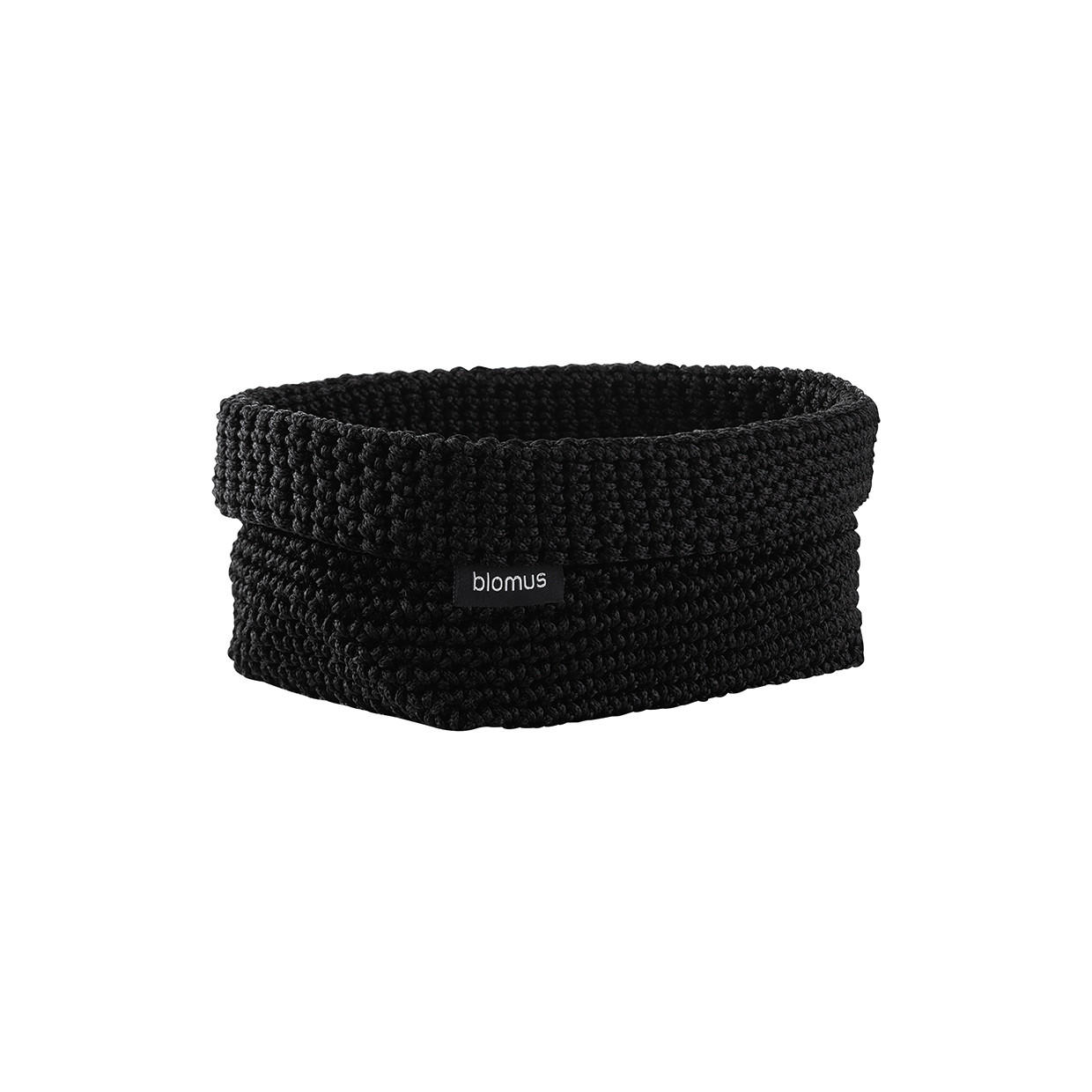 AUFBEWAHRUNGSKÖRBCHEN  - Schwarz, KONVENTIONELL, Textil (20/9/12cm) - Blomus