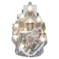 Figurină Xmassale - alb/roșu, Lifestyle, piatră (37/52/30cm) - X-Mas