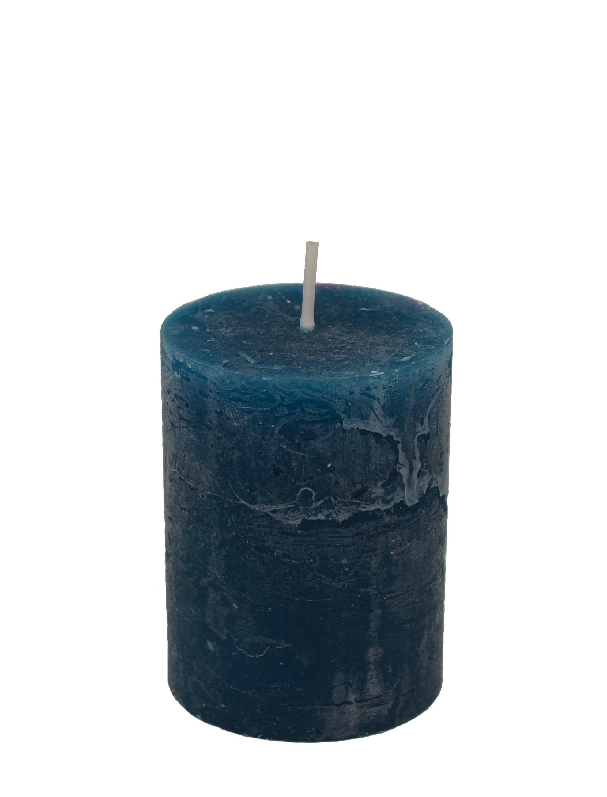 STUMPENKERZE 6,8/9 cm  - Petrol, Basics, Naturmaterialien (6,8/9cm) - Ambia Home