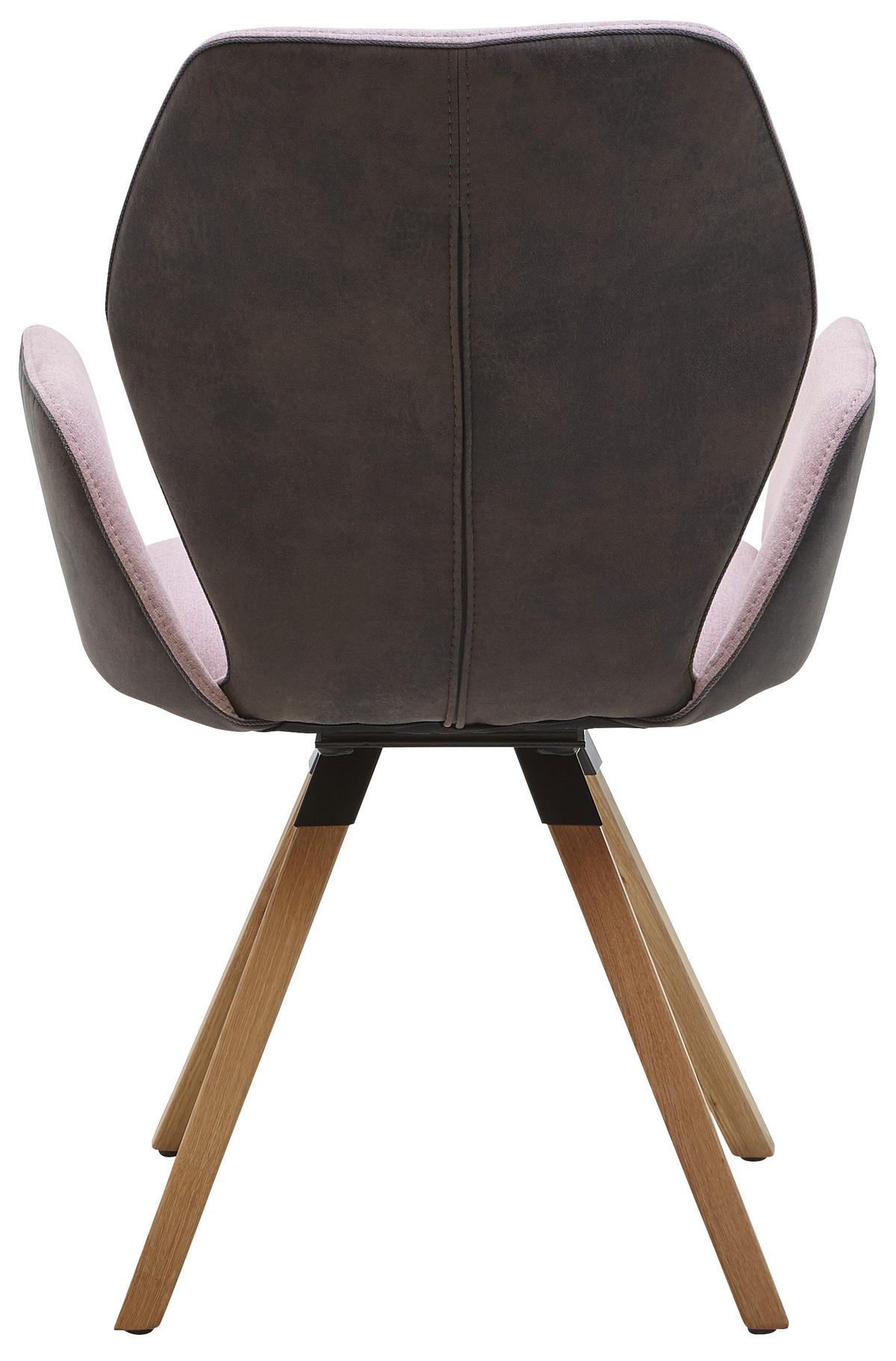 ARMLEHNSTUHL  in Mikrofaser  - Wildeiche/Anthrazit, Design, Holz/Textil (62/91/59cm) - Valnatura