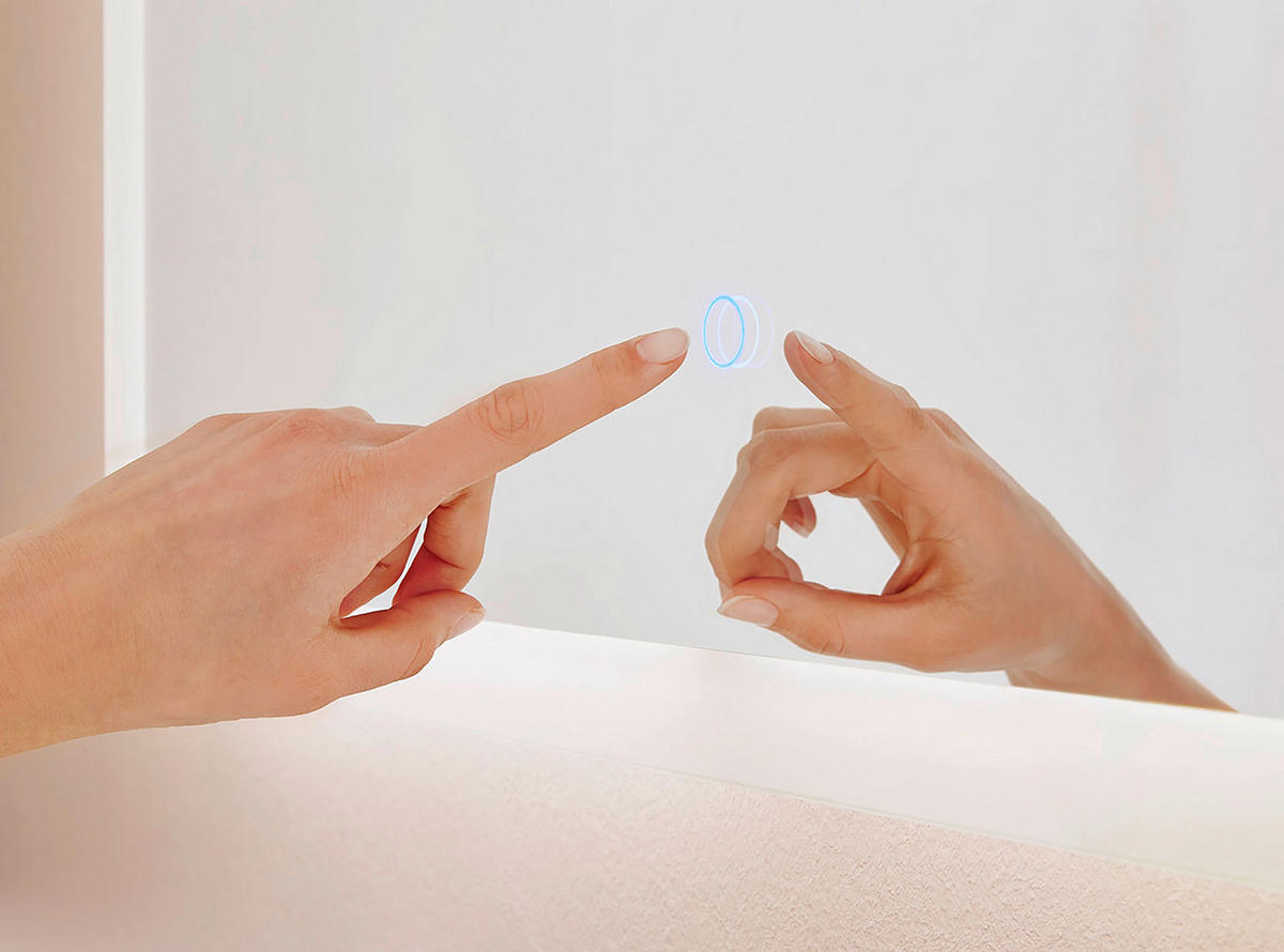 BADEZIMMER 2-teilig  in 70 cm  - Graphitfarben/Weiß, Basics, Keramik/Holzwerkstoff (70cm) - MID.YOU