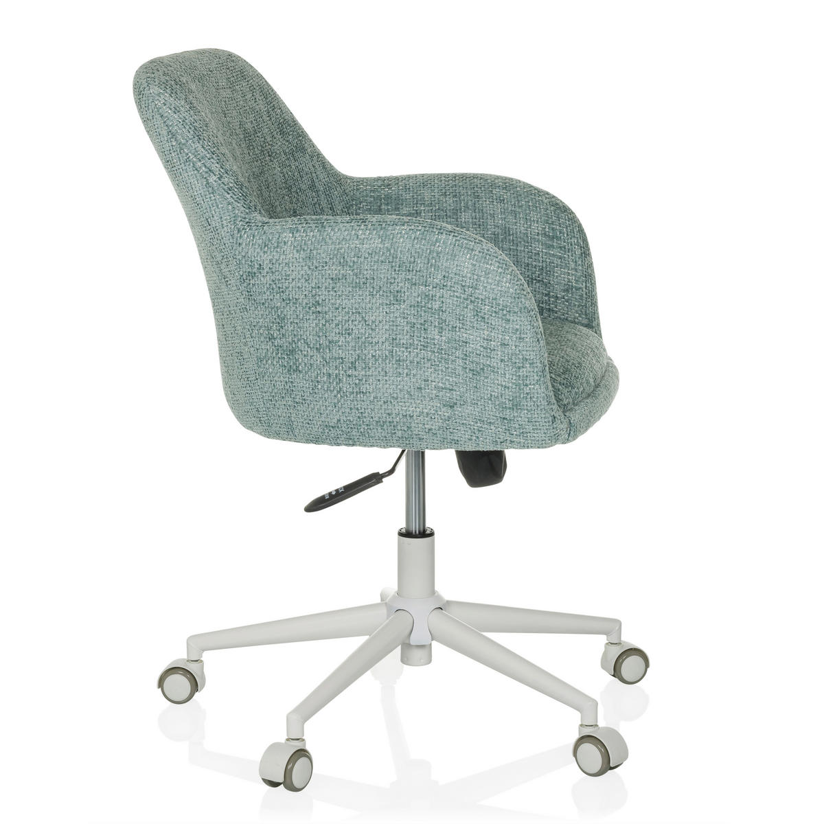 DREHSTUHL Mintgrau  - Mintgrau/Weiß, MODERN, Textil/Metall (58/78/60cm) - MID.YOU