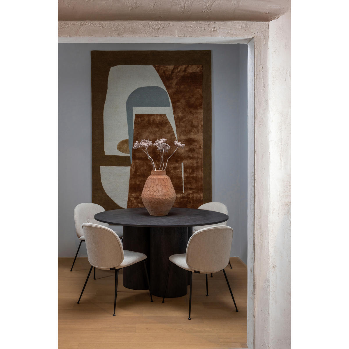 ESSTISCH in Holzwerkstoff 140/140/75 cm  - Dunkelbraun, Design, Holzwerkstoff (140/140/75cm) - Livetastic