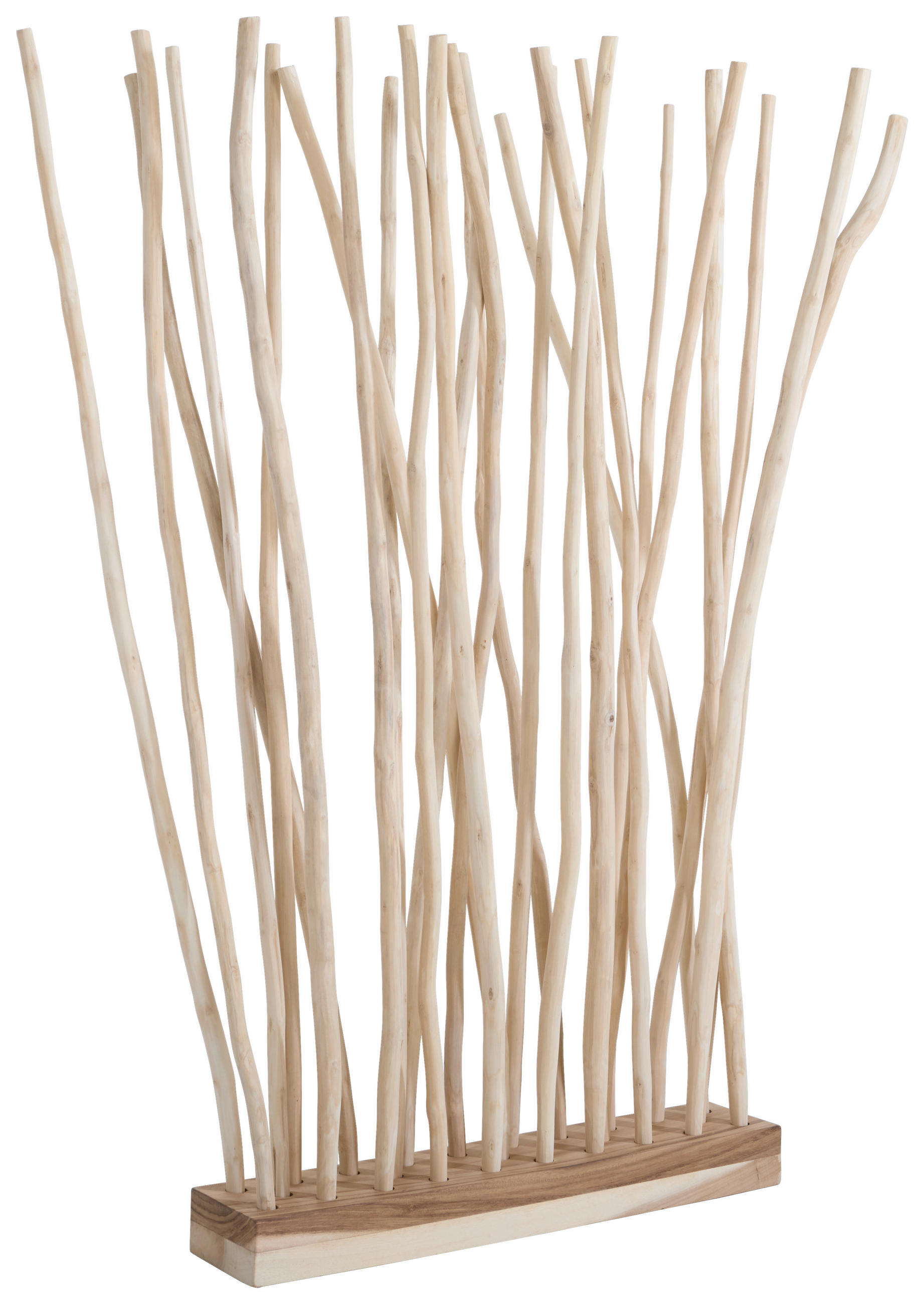RAUMTEILER - Naturfarben, Design, Holz (100/180/20cm) - Livetastic