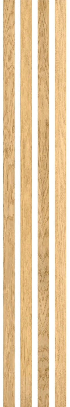 Novel Akustikpaneel Eiche hellbraun Stix 4er Set 3.5x0.9x250 cm