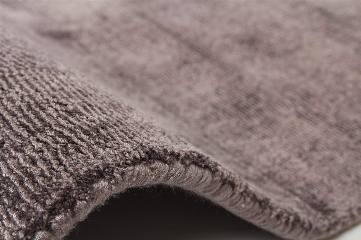 TEPPICH 80/150 cm Luxury 110 Grau / Anthrazit Grau, Anthrazit  - Anthrazit/Grau, Basics, Textil (80/150cm) - Novel
