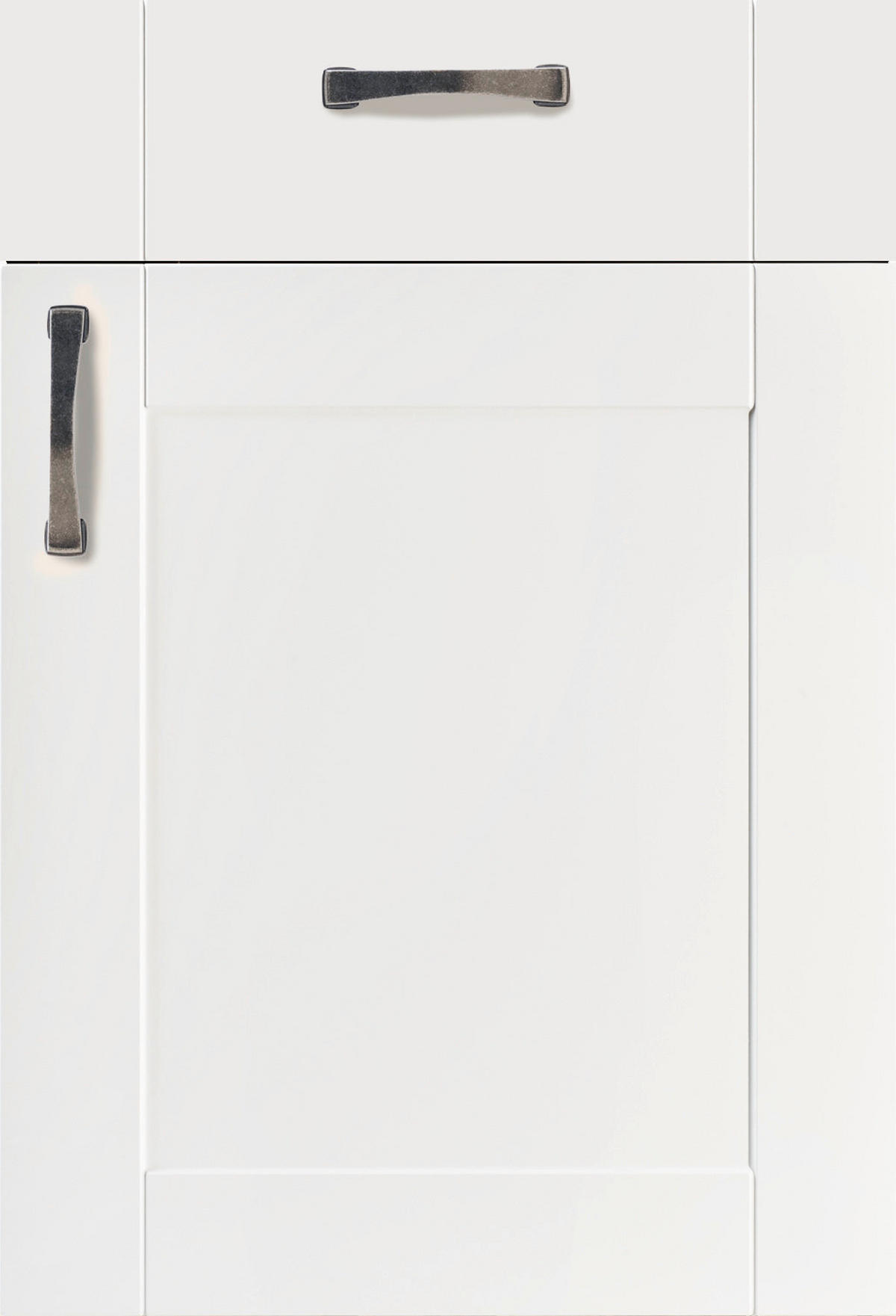 KÜCHENBLOCK 160 cm   in Weiß, Eichefarben  - Edelstahlfarben/Eichefarben, Design, Holzwerkstoff/Metall (160cm) - Pino