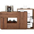 HIGHBOARD - Nussbaumfarben/Grau, Natur, Holz/Holzwerkstoff (198/119/46cm) - Anrei