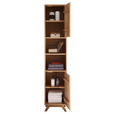 HOCHSCHRANK 40/190/35 cm  - Wildeiche, Basics, Holz (40/190/35cm) - Linea Natura