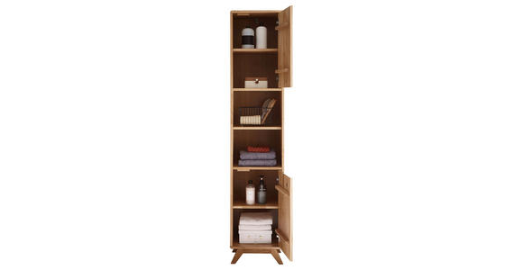 HOCHSCHRANK 40/190/35 cm  - Wildeiche, Basics, Holz (40/190/35cm) - Linea Natura