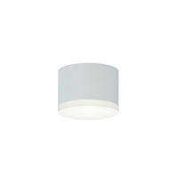 LED-DECKENLEUCHTE Pala 10/7 cm   - Weiß, Design, Kunststoff/Metall (10/7cm) - Helestra