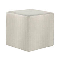 TABURE tekstil  bijela        - bijela/crna, Moderno, tekstil (38/38/38cm)