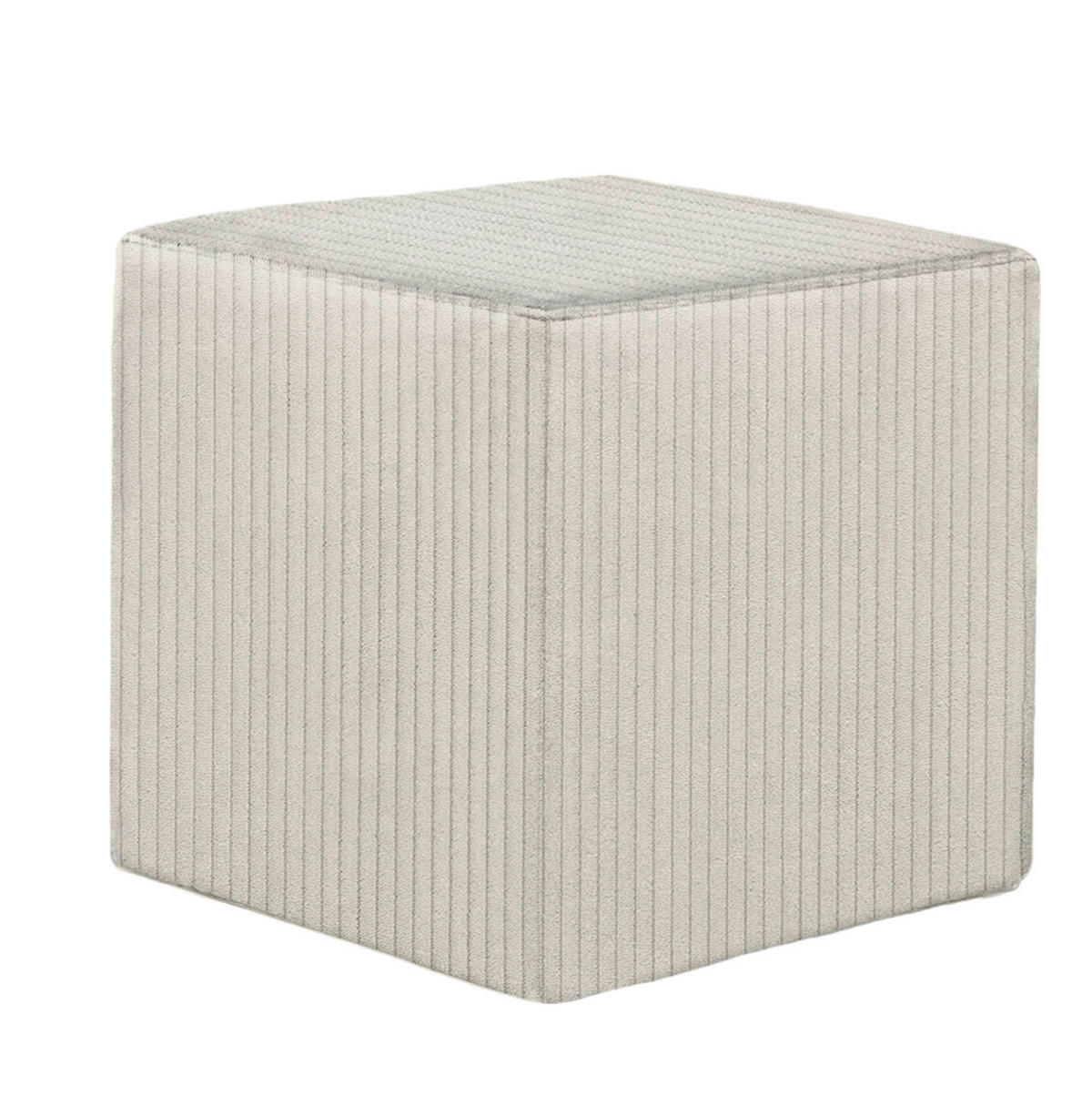 TABURE tekstil  bijela        - bijela/crna, Moderno, tekstil (38/38/38cm)