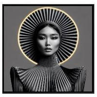 LED-BILDERLEUCHTE 100/100/3,5 cm  - Schwarz, LIFESTYLE, Kunststoff (100/100/3,5cm) - Kare-Design