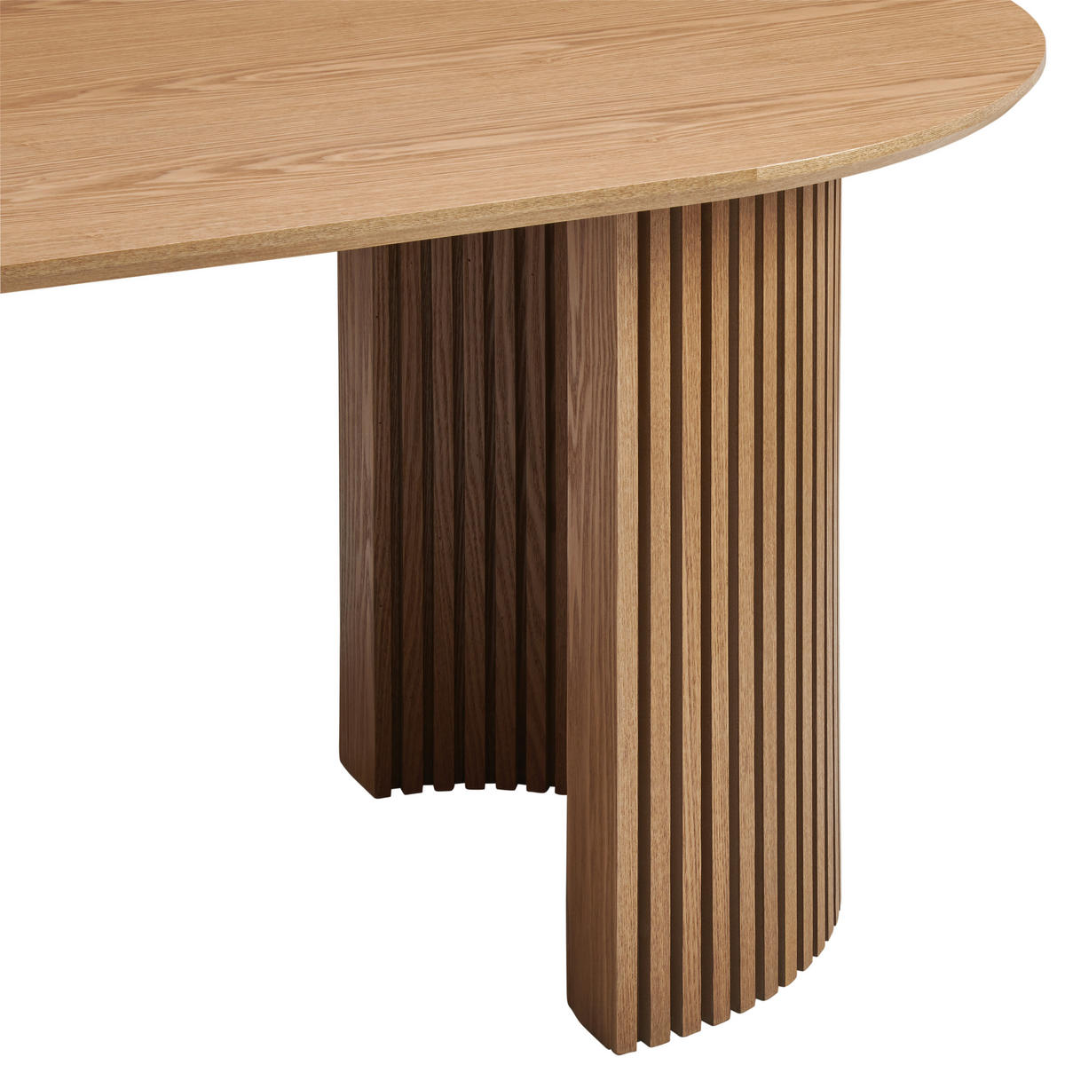 ESSTISCH Eichefarben oval   - Eichefarben, KONVENTIONELL, Holz/Holzwerkstoff (200/75/100cm) - MID.YOU