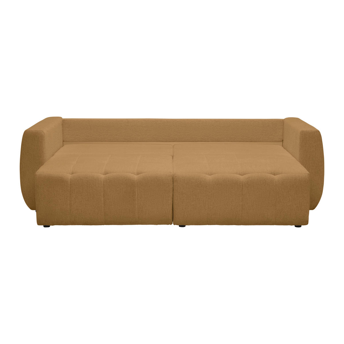 SCHLAFSOFA in Chenille, Jacquard Senfgelb  - Gelb/Senfgelb, Kunststoff/Textil (245/74-90/104cm) - MID.YOU