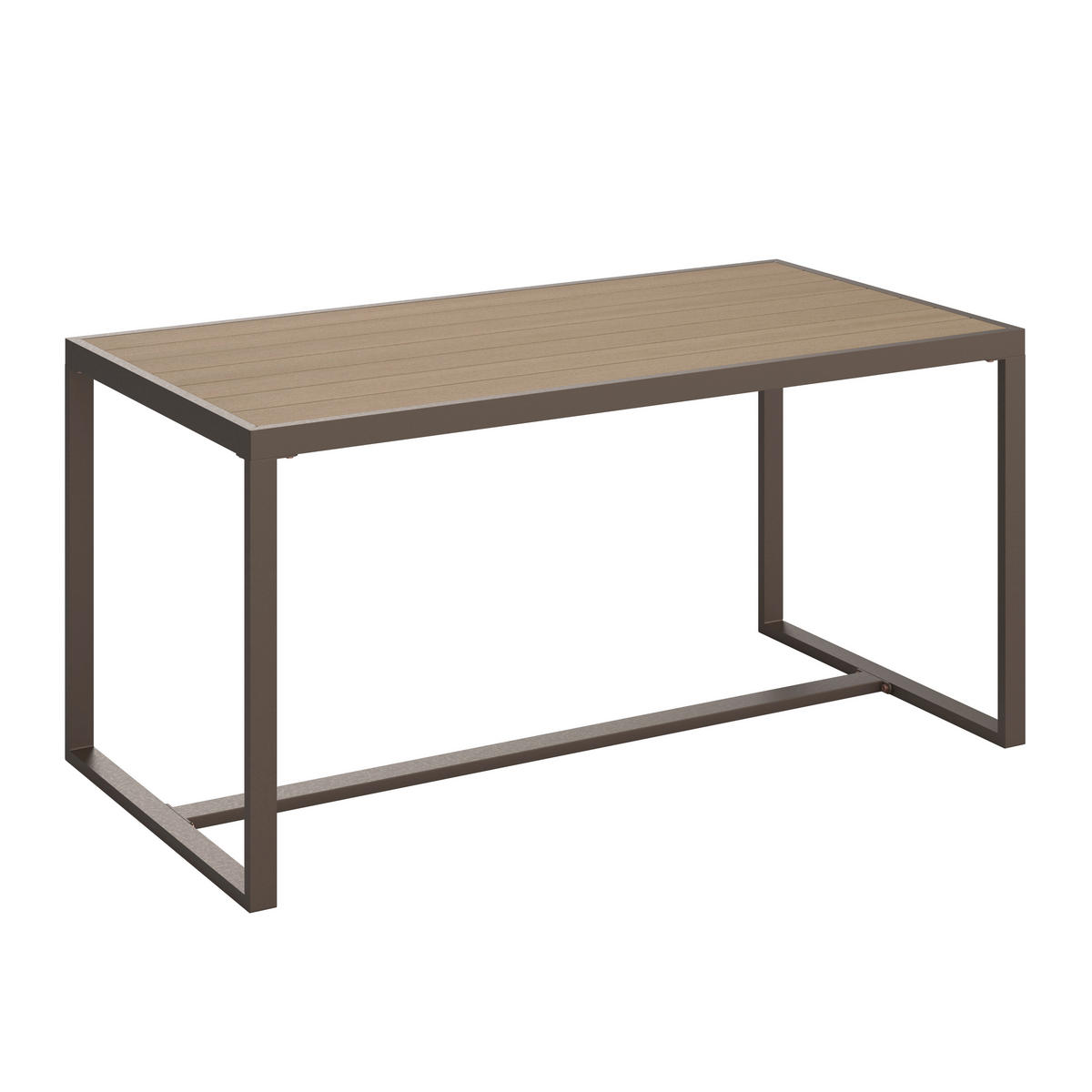 LOUNGE ÉTKEZŐGARNITÚRA  176/240,5 cm   - barna, Modern, műanyag/fém (176/240,5cm) - Ambia Garden