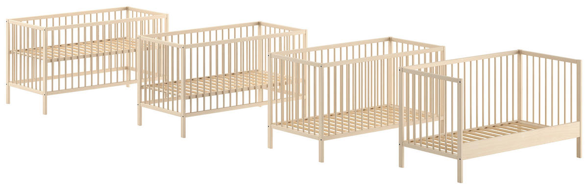 KINDER-/JUNIORBETT 70/140 cm  in Buchefarben  - Buchefarben, MODERN, Holz (70/140cm) - MID.YOU