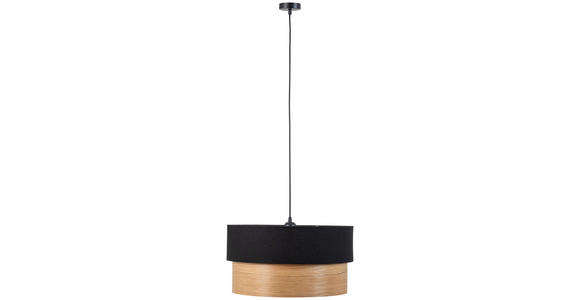 HÄNGELEUCHTE 45/120 cm - Eichefarben/Schwarz, Design, Holz/Kunststoff (45/120cm) - Novel