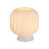 LED-TISCHLEUCHTE SW NAMI 20/20/22 cm   - Weiß, KONVENTIONELL, Glas/Kunststoff (20/20/22cm) - Schöner Wohnen