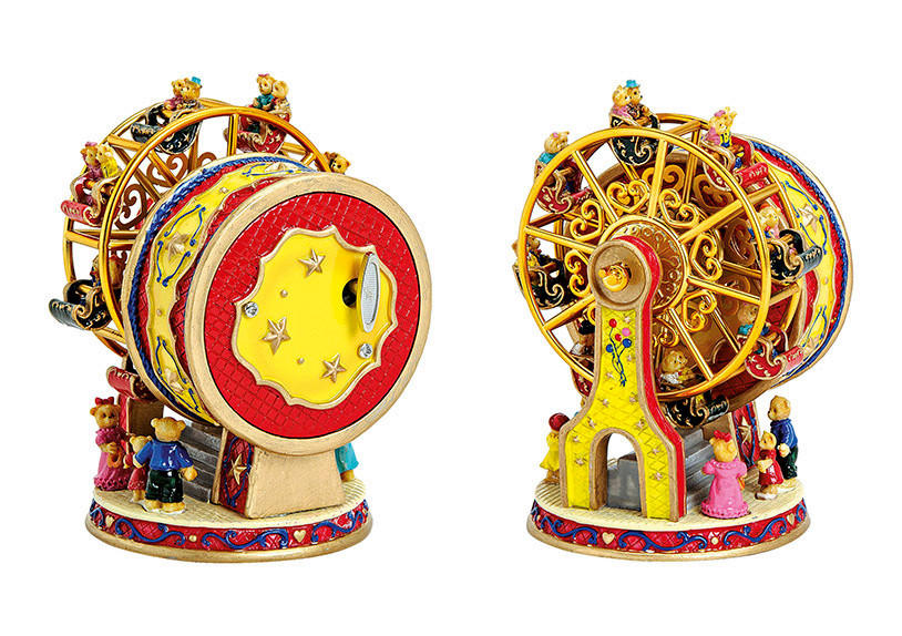 DEKOSPIELUHR - Multicolor, Design, Kunststoff (15/19/15cm)