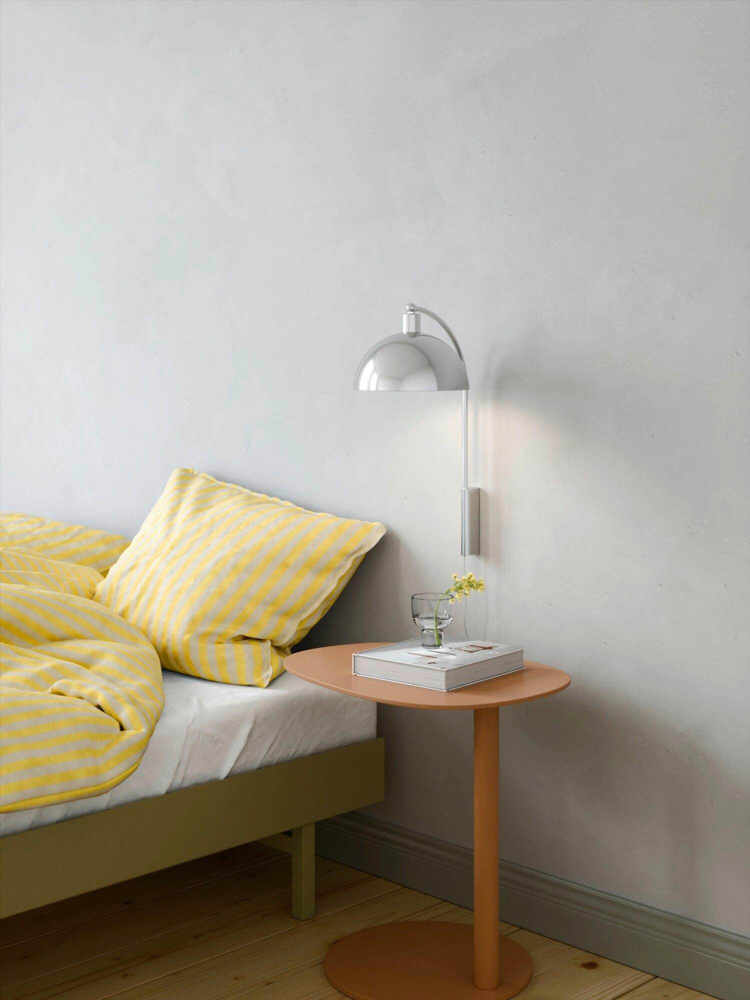 WANDLEUCHTE 26/43 cm   - Chromfarben, KONVENTIONELL, Metall (26/43cm) - Nordlux