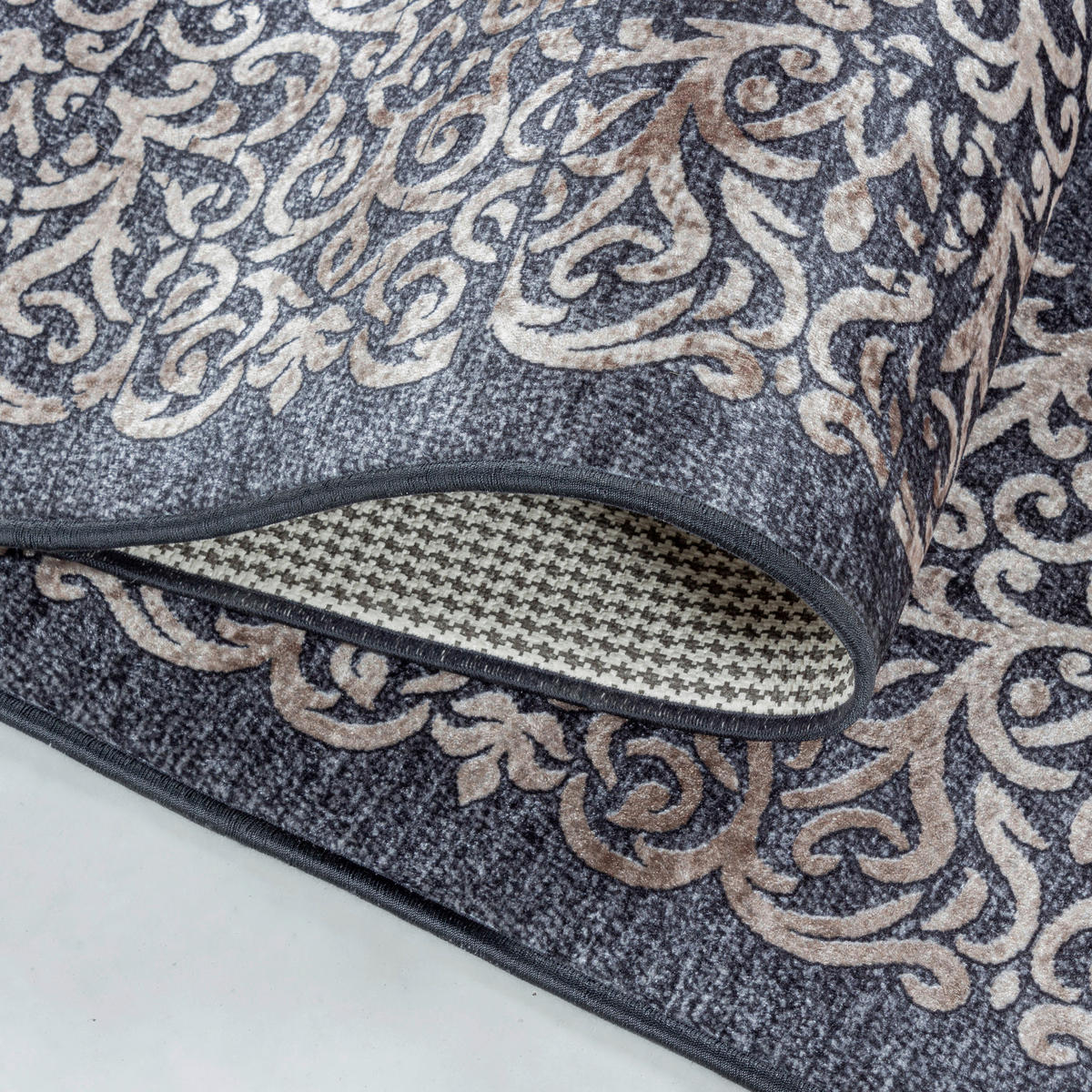 FLACHWEBETEPPICH 200/290 cm Fiesta Schwarz  - Schwarz, Design, Leder/Textil (200/290cm) - Novel