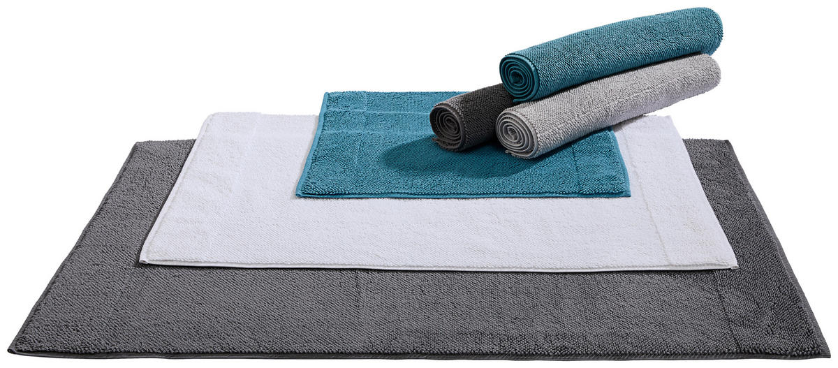 KOUPELNOVÁ PŘEDLOŽKA, 50/60 cm - bílá, Konvenční, textil (50/60cm) - Bio:Vio