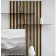 WANDPANEEL Eichefarben  - Eichefarben, Design, Glas/Holz (91/149/25,7cm) - Dieter Knoll