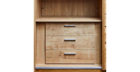 SCHUBKASTENEINSATZ 90/62/58 cm Eichefarben - Eichefarben, KONVENTIONELL, Holzwerkstoff (90/62/58cm) - Linea Natura