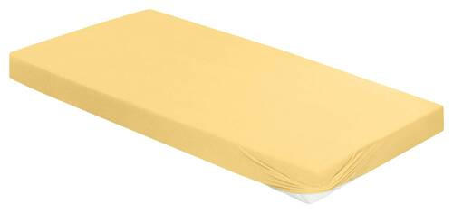 SPANNBETTTUCH Jersey  - Honig, KONVENTIONELL, Textil (150/200cm) - Irisette