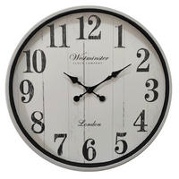 WANDUHR MIA Schwarz, Weiß 50,6/50,6/4,5 cm  - Schwarz/Weiß, KONVENTIONELL, Glas/Kunststoff (50,6/50,6/4,5cm) - Globo