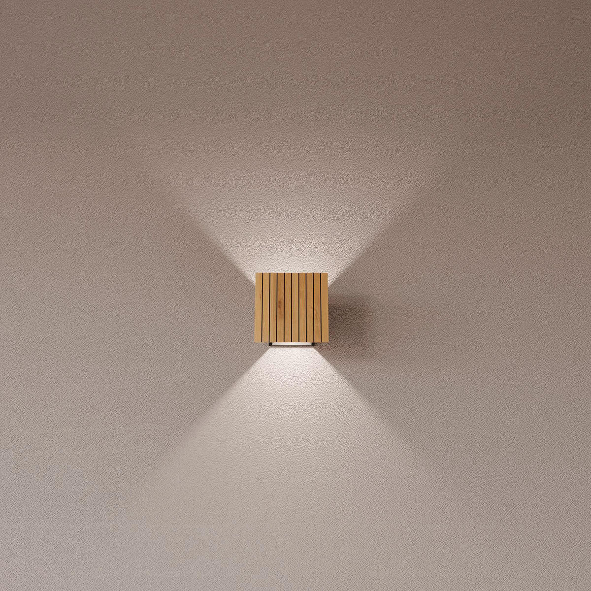 LED-WANDLEUCHTE Saalbach 15/15/15 cm   - Natur (15/15/15cm) - Waldwelt