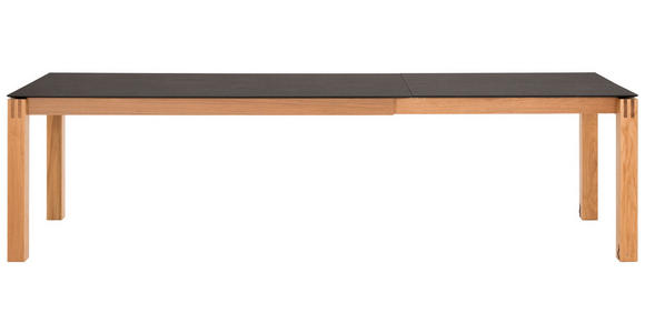ESSTISCH in Holz, Kunststoff 180-280/100/76 cm  - Eichefarben/Graphitfarben, Design, Holz/Kunststoff (180-280/100/76cm) - Dieter Knoll