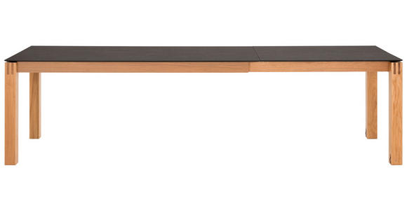 ESSTISCH in Holz, Kunststoff 160-260/100/76 cm  - Eichefarben/Graphitfarben, Design, Holz/Kunststoff (160-260/100/76cm) - Dieter Knoll