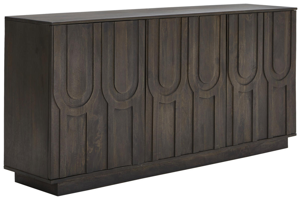 SIDEBOARD  in 170/80/40 cm  - Dunkelbraun, Design, Holz (170/80/40cm) - Livetastic